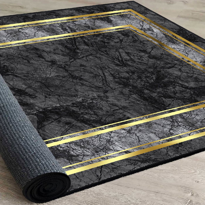 Conceptum Els2424 Alfombra de Terciopelo Multicolor 160 x 230 cm